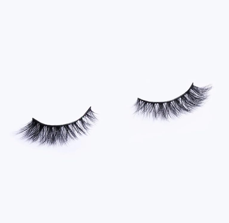 Formless Beauty by Jenny McCarthy Flutter Lash – 3D Faux Mink False Eyelashes – Medium Length, Voluminous, Reusable