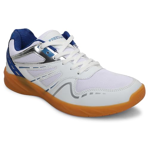 Image of Liberty Freedom S.Blue & White Tennis Shoes for Men - Memory Foam Lace-Up