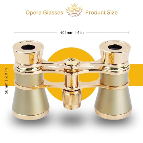 Binoculares de Ópera 3x25 con Mango Plegable Compactos miniatura 3