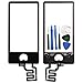 BisLinks® Schwarz LCD Touch Bildschirm Digitizer Assembly Ersatz Für iPod Nano 7 7th Gen