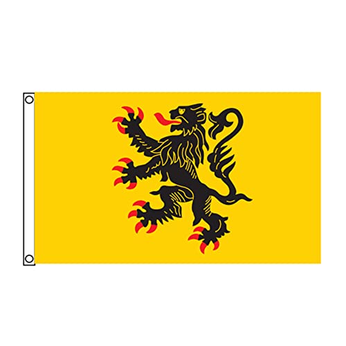 Stormflag Drapeau Nord-Pas-de-Calais 90x150cm Drapeau Flandre 3x5ft polyester 90g avec œillets et Double couture