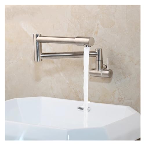 Robinet de cuisine mitigeur à levier unique pliable lavabo noir