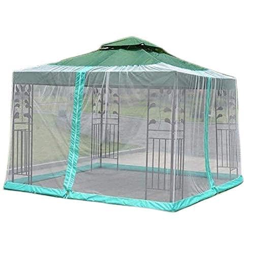 Moustiquaire parasol jardin extérieur filet protection table patio auvent belvédère