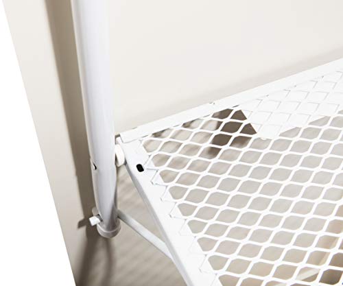 Over The Door Ironing Board Cover & Replacement Pad 42” x 14” - Italian Made for Homz Door Mounted Ironing Board with Grommets - 3 Layers - AlumiTek Coated Gray Color with Pull Bungee Cord Fit System - Thumbnail 7