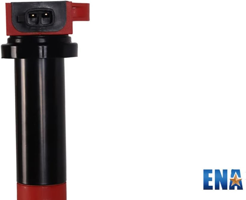 ENA Set of 4 Ignition Coil with 4 Iridium Spark Plug Compatible with Kia Rio Rio5 Accent Replacement for C-691 27301-26640