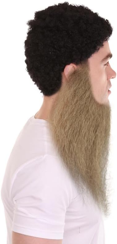 Dapper Men’s Faux Beard Realistic Sharp Dressed Facial Hair