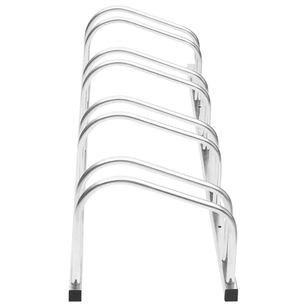 vidaXL Bicicletero para 4 bicicletas acero galvanizado