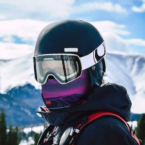 Balaclava para hombre, máscara para esquí y ciclismo, protector facial multifuncional para invierno miniatura 5