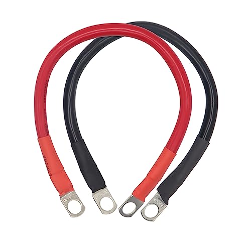 UKCOCO 2pezzi Cavo Batteria Buona Conduttività Per Inverter Per Batterie Durevoli Per Batteria Potenza Per Batterie Veicoli