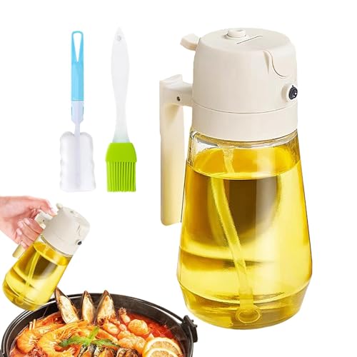 Pulverizador de de cocina, dispensador de multiusos, dispensador de de cocina, dispensador de de vidrio, botella de spray de vidrio con cepillos para cocina