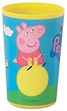 Capacidad: 220 ml Fun House 005171 Peppa Pig - Vaso infantil (polipropileno, 6,5 x 6,5 x 10 cm), color azul