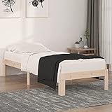 Solution d'espace polyvalente : en tant que cadre de lit pratique, ce lit est une excellente solution pour les petits espaces, les chambres multifonctionnelles ou comme lit de plate-forme pour les dormeurs individuels et les enfants plus âgés. Il s'intègre parfaitement dans n'importe quelle chambre.