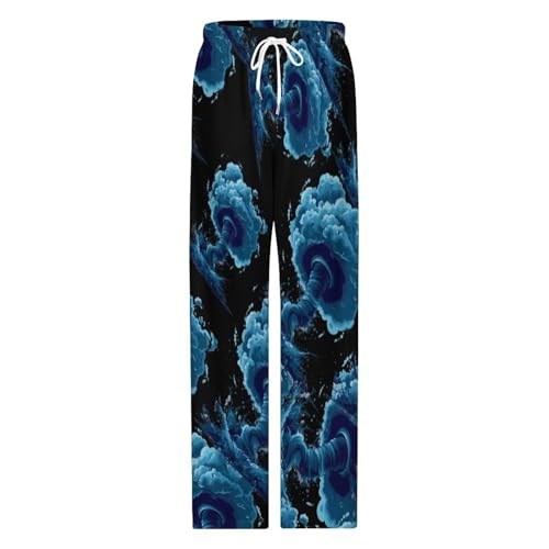 Storm Tornado Hurricane Mens Pajama Pants Print Lounge Pant PJ Bottoms Sleepwear Loungewear4