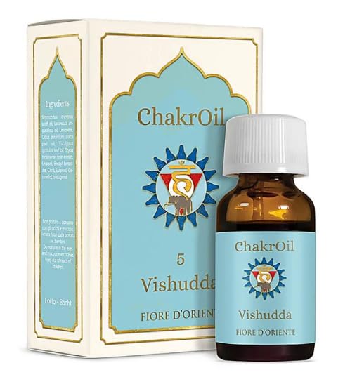 FIORE D'ORIENTE Set 7 Oli Essenziali dei Chakra, 10 ml, con Olio di Jojoba Spremuto a Freddo, Ingredienti 100% Naturali, per Aromaterapia
