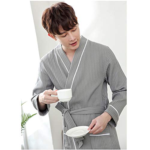 Albornoces de pijama para hombre que evitan la irritación con algodón de invierno 5