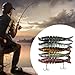 Csnbfiop 5Pcs Multi-Section Artificial Fishing Lures Fishhooks Jointed Swimbait Crankbait Fishing Realistic 3D Sinking Swim Baits