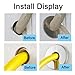 BE-TOOL Wall Split Flanges Stainless Steel Round Self-Adhesive Escutcheon Plates Easy to Use for Heating Pipes, Water Pipes, Faucets, Radiators, Drain Pipes, Air Pot Extractors(Model 60,6 Pcs)