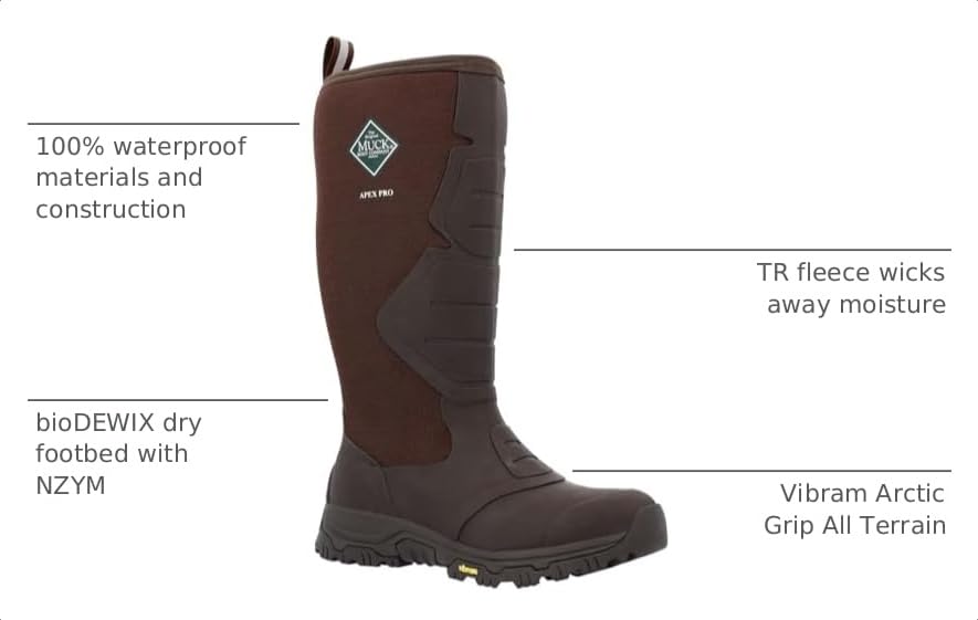 Image of MUCK Men's Apex Pro Vibram Arctic Grip All-Terrain Boot