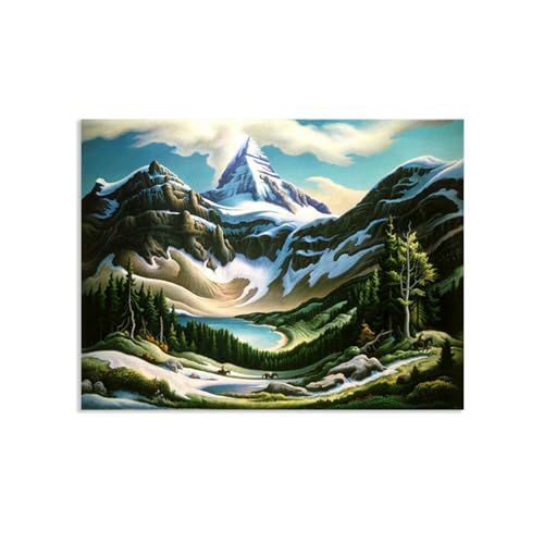 Tableau Thomas Hart Benton Cavaliers pour décoration salon et chambre