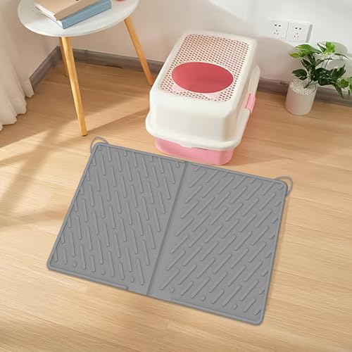 Tapis pour bac à litière premium durable imperméable anti-rayures pour chats - 3