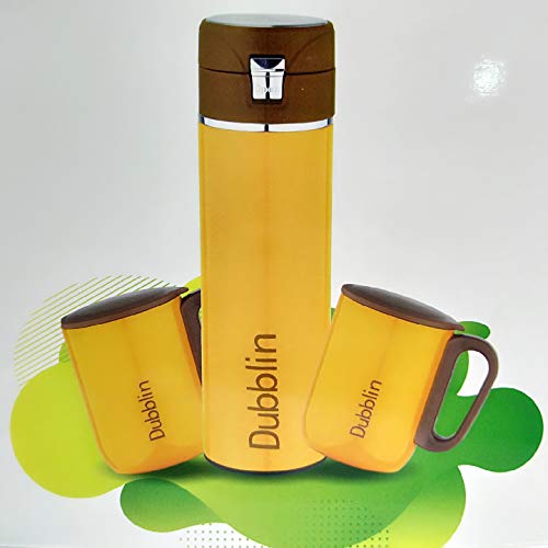 Image of DUBBLIN Water Bottle 420 ml with 2 Mug 220 ml Regent Gift Set