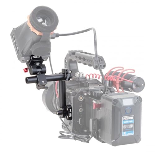 Image of Nitze Swivel and Tilt Camera Cage EVF with TILT and Swivel Adjustment - EVF-K02 Compatible with Portkeys L-Eye