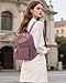 Tanweibago Mini Nylon Women Backpacks,11L Small Ladies backpacks Casual Lightweight Women Shopping Travel Daypack (Carmine)