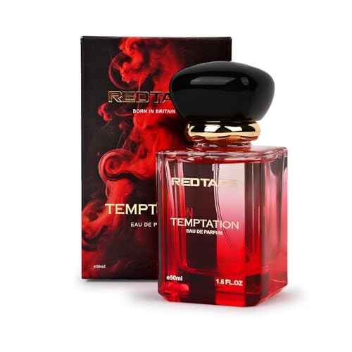 Red Tape Temptation Eau De Parfum for Women 50ML | Long-Lasting Luxury Perfume | Fragrance Spray | Premium Scented Gift for Her