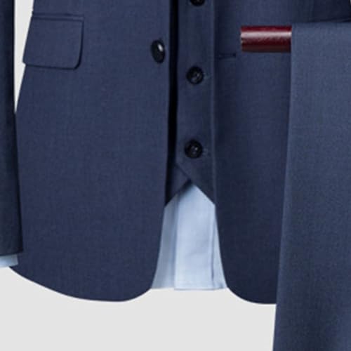 Men's Prom Blazer Set for Business Regular Wedding Party Button Suit Formal Slim Fit Tuxedo Suits4