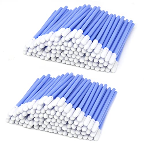 Wellgler's Lint Free Cleaning Swabs,Lab Swabs,for Electronics Cleaning, Precision Equipment, aotomotive Detailing, Gun Cleaning, Effective Cleaning for Thin Groove Space we-km742(500PCS)