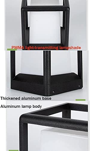 Postes LED WQHPLMD con acabados de aluminio premium resistentes a la corrosión 4