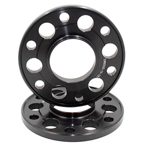 Wheel Accessories Parts 2 Pcs Hub Centric Billet Wheel Spacers Kit with Lugs 12.7mm Thick 6x135mm 87.1mm Hub Includes 12 Pcs M14x1.5 Chrome ET Lug Nuts Fits 2015+ Ford F-150 | Expedition