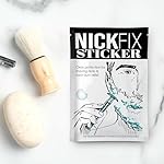NICK FIX Shaving Patch Gifts for Men, Stocking Stuffer & Christmas Gift Idea, Holiday Shaving & Beard Care Kit, Travel Grooming Gift for Dad, Husband or Him, FSA Eligible, Styptic Pencil Alternative - Image 5
