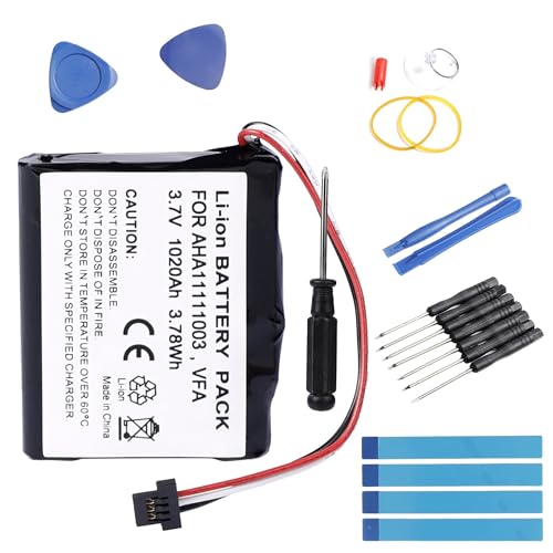 Fuworance GPS Batterie Compatible avec Tomtom Go 500, Start 60 M Europe Traffic, Start 60 EU 4EN62, Via 1605, 4EN6.001.02, 4EN62, AHA11111003, VFA 1020mAh...