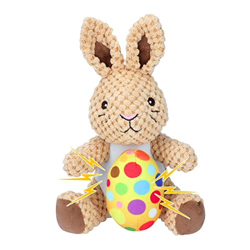 Juguete mordible de peluche Rypet para perro, diseño conejo