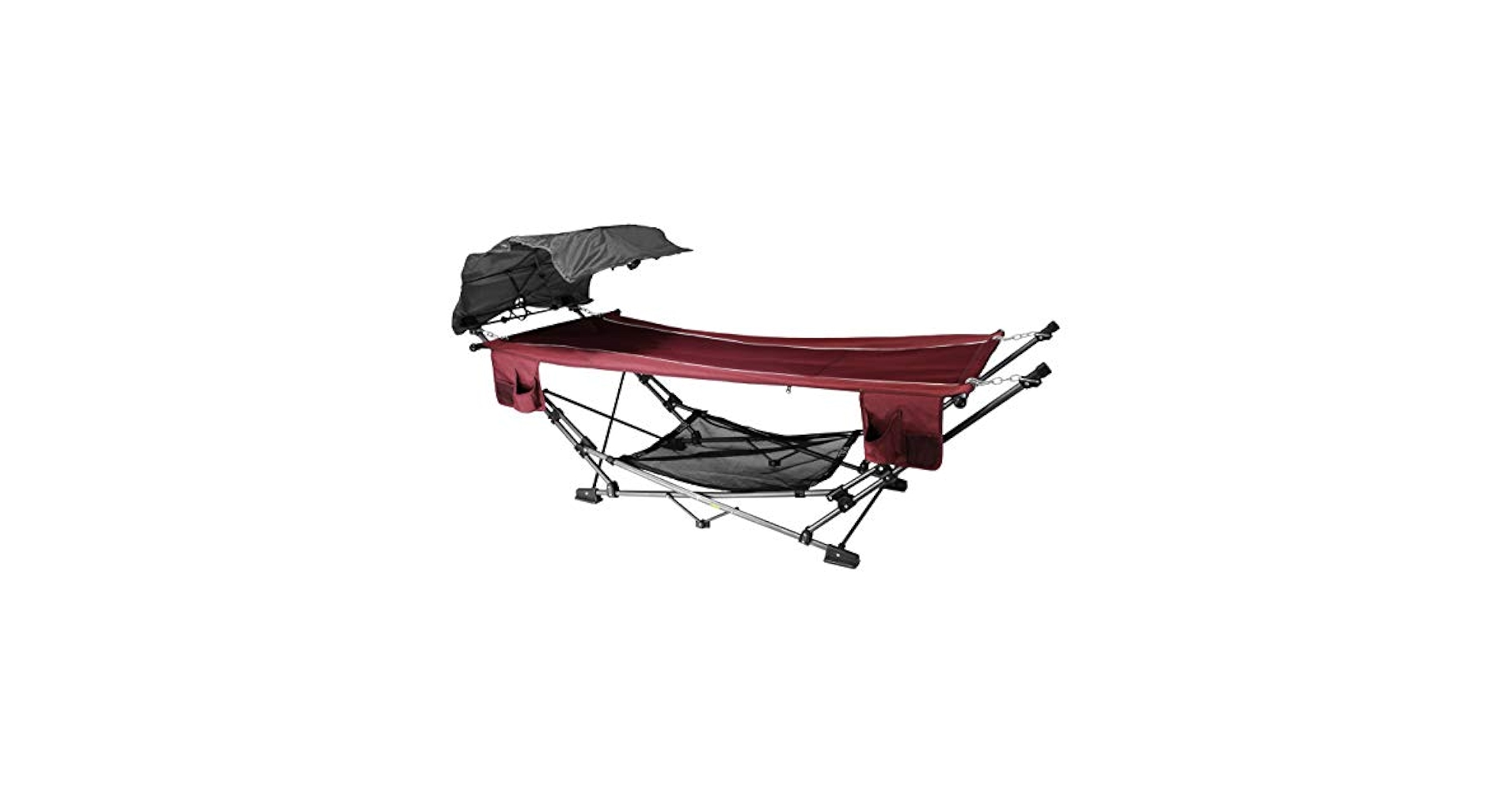 ZENITHEN 折りたたみハンモック Zenithen Portable Steel Stand Hammock with Carrying Bag