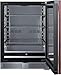 Summit 24 Inch Beverage Refrigerator with Glass Door, 3.5 Cu.ft., Shallow Depth Undercounter, Commercially Approved- SDHG2443PNR (RHD, Panel Ready) (Panel not included)