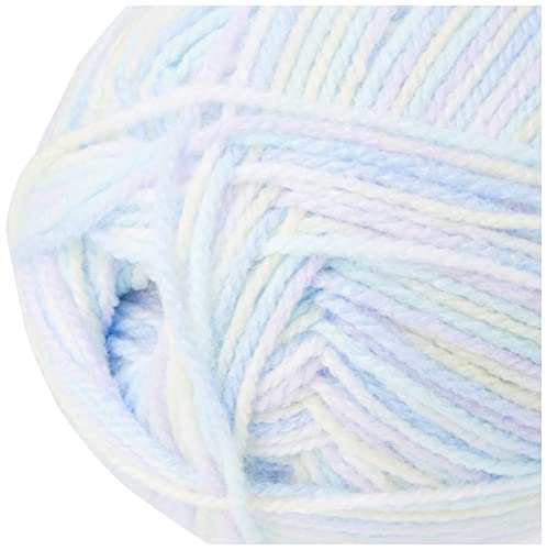 Image of Lion Brand Yarn (1 Skein) Babysoft Baby Yarn Yarn, Pastel Print (Pack of 2)
