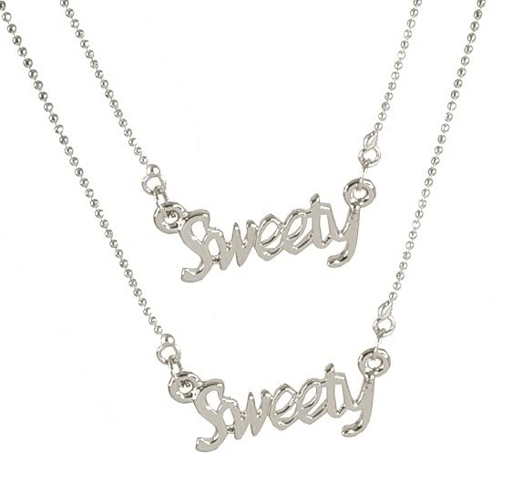 Letter Locket Pendant Necklace 