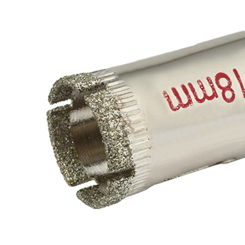 Broca para sierra de agujeros 18 mm con recubrimiento diamante miniatura 4