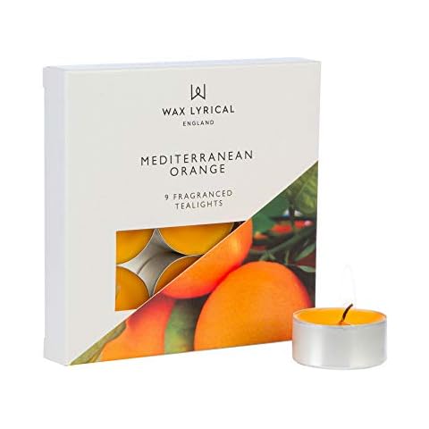 Wax Lyrical Mediterranean Orange Scented Tealight Candles Cover