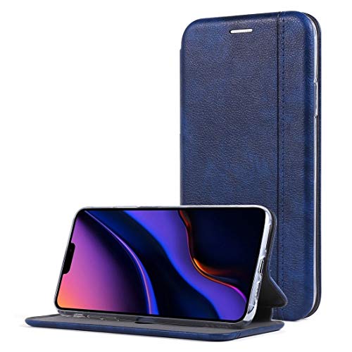 Étui cuir iPhone 11 Pro Max rabat rigide avec porte-cartes horizontal