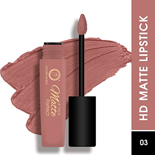 Image of Colors Queen Color It All Long Lasting Non-Transfer Lip Crayon Lipstick + Matte Perfect Long Lasting Liquid Matte Lipstick Combo (Murphy Wine, Kiss Me)