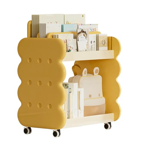 Bsbkoj Estantería para habitación infantil - Pequeña estantería de pie linda,Estantería infantil para el hogar, guardería, sala de juegos, aula, sala de juegos, sala de juegos