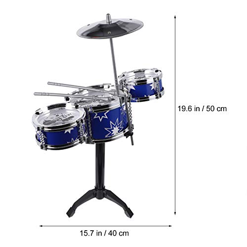 Speelgoed Drumstel 1 Set Kids Drum Kit Mini Drum Kit Speelgoed Voor Kinderen Draagbare Praktische Drum Kit Met Stoel… - Image 6