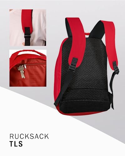 JAKO Unisex Rucksack Striker, Rot, EMPTY/NO SIZE – Ansicht 5