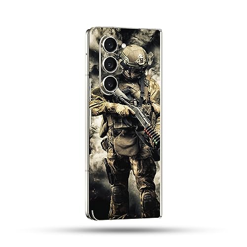 Image of MightySkins Skin Compatible with Samsung Galaxy Z Fold 5 Full Wrap - Fighting On | Protective, Durable, and Unique Vinyl Decal wrap Cover | Easy to Apply, Remove, and Change Styles | Made in The USA