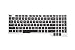 Leze - Ultra Thin Soft Keyboard Skin Cover for ASUS FX503VD FX504 FX505 FX705,ROG STRIX GL503 GL504 GL703 GL704GM GL704GV GL704GW Gaming Laptop - Black