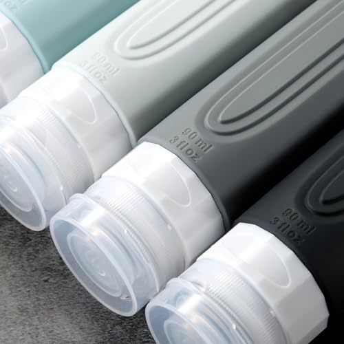 Mrsdry Travel Bottles for Toiletries Tsa Approved 3oz Travel Size Containers BPA Free Leak - image 9