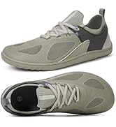 HiGropcore Barefoot Shoes for Men Wide Toe Box Zero Drop Arch Support Minimalist Gym Shoes Fashio...